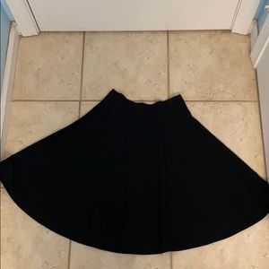 Petite wool skirt